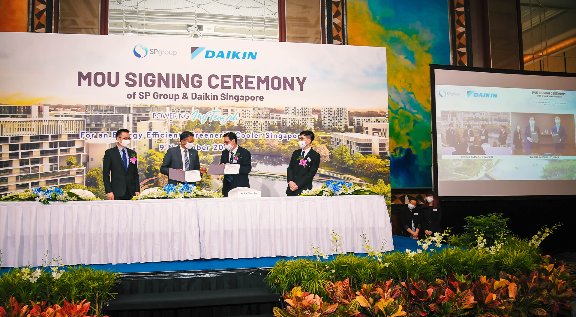 MOU Signing Ceremony SP Group and Daikin Singapore